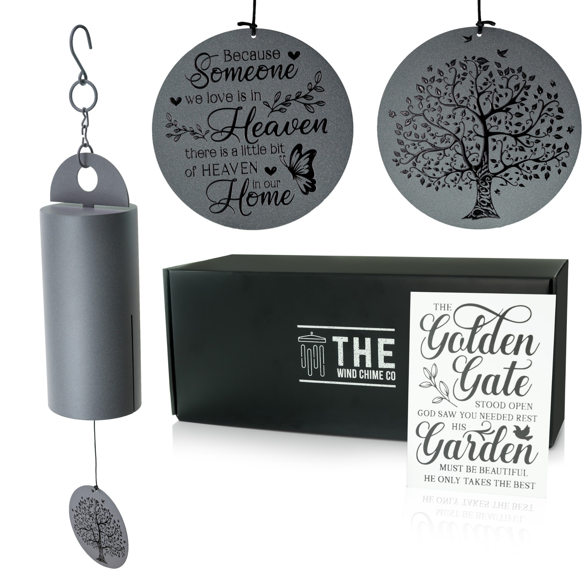 Memorial XL Serenity Wind Bell - Thoughtful Gift For Special Memorial XL Serenity Wind Bell - Thoughtful Gift For Special