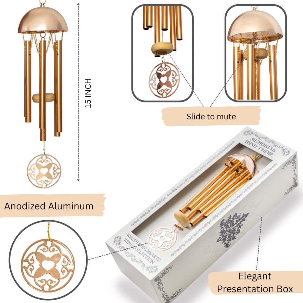 Whispering Hearts Wind Chime