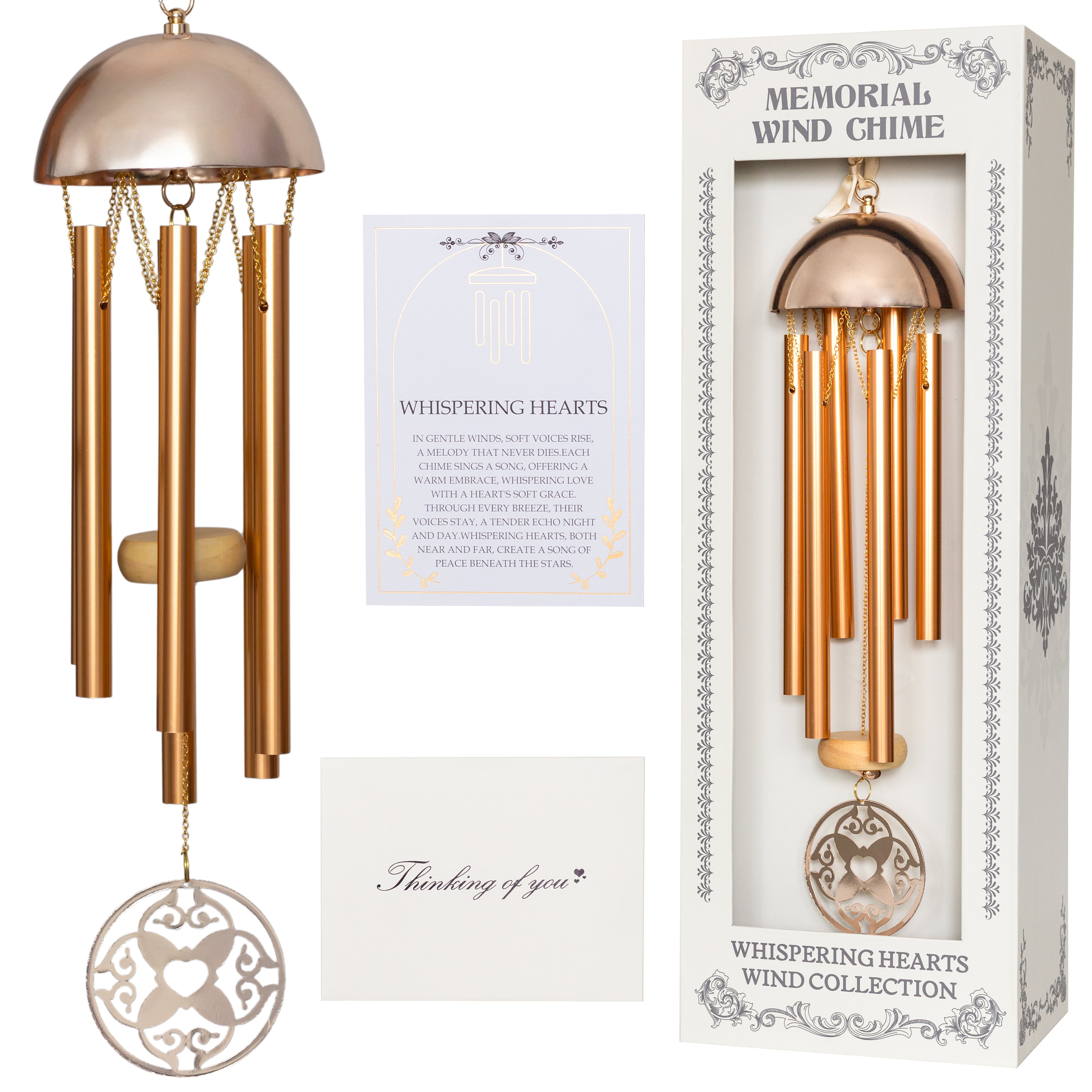 Whispering Hearts Wind Chime
