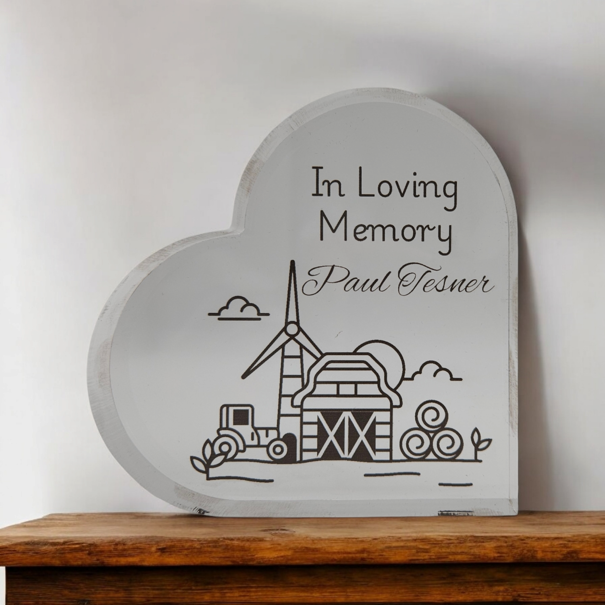 Acrylic Heart With Gift Box - For Custom Order