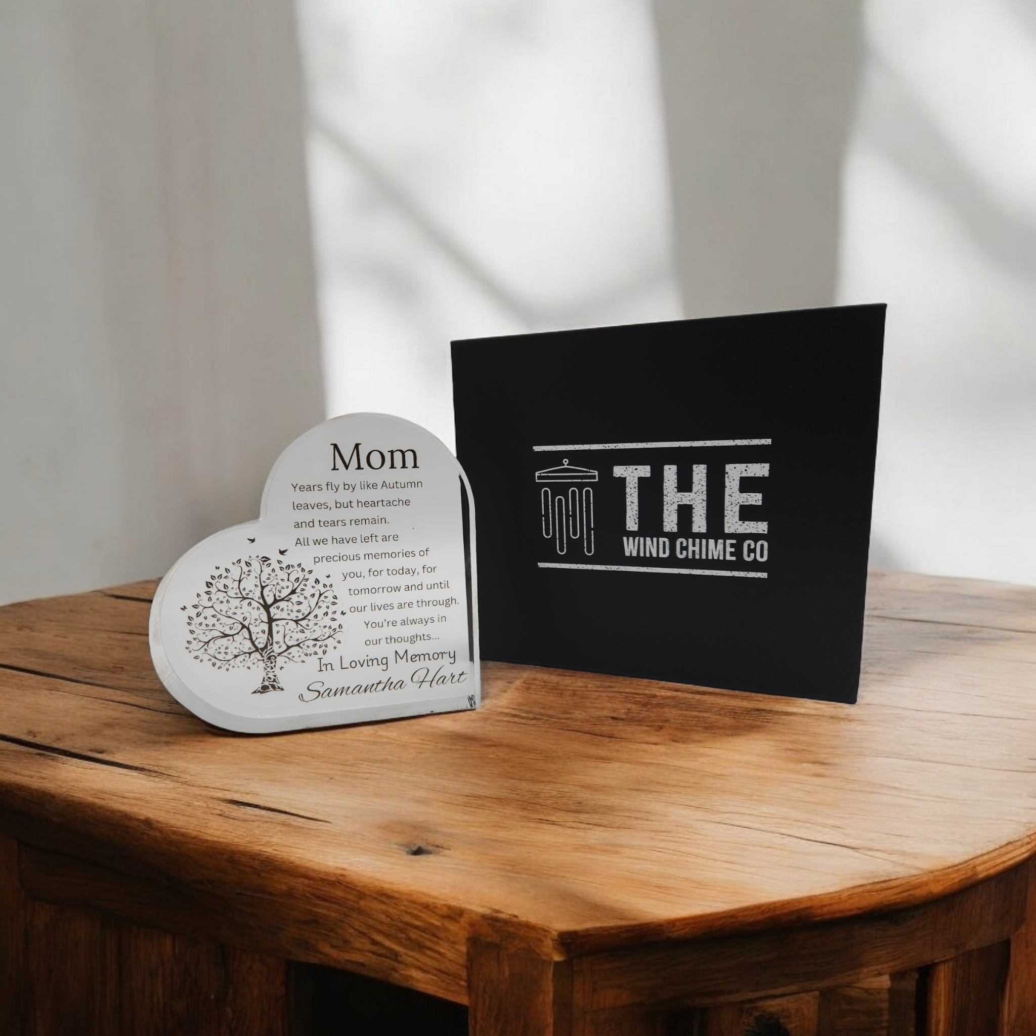 Acrylic Heart With Gift Box - For Custom Order