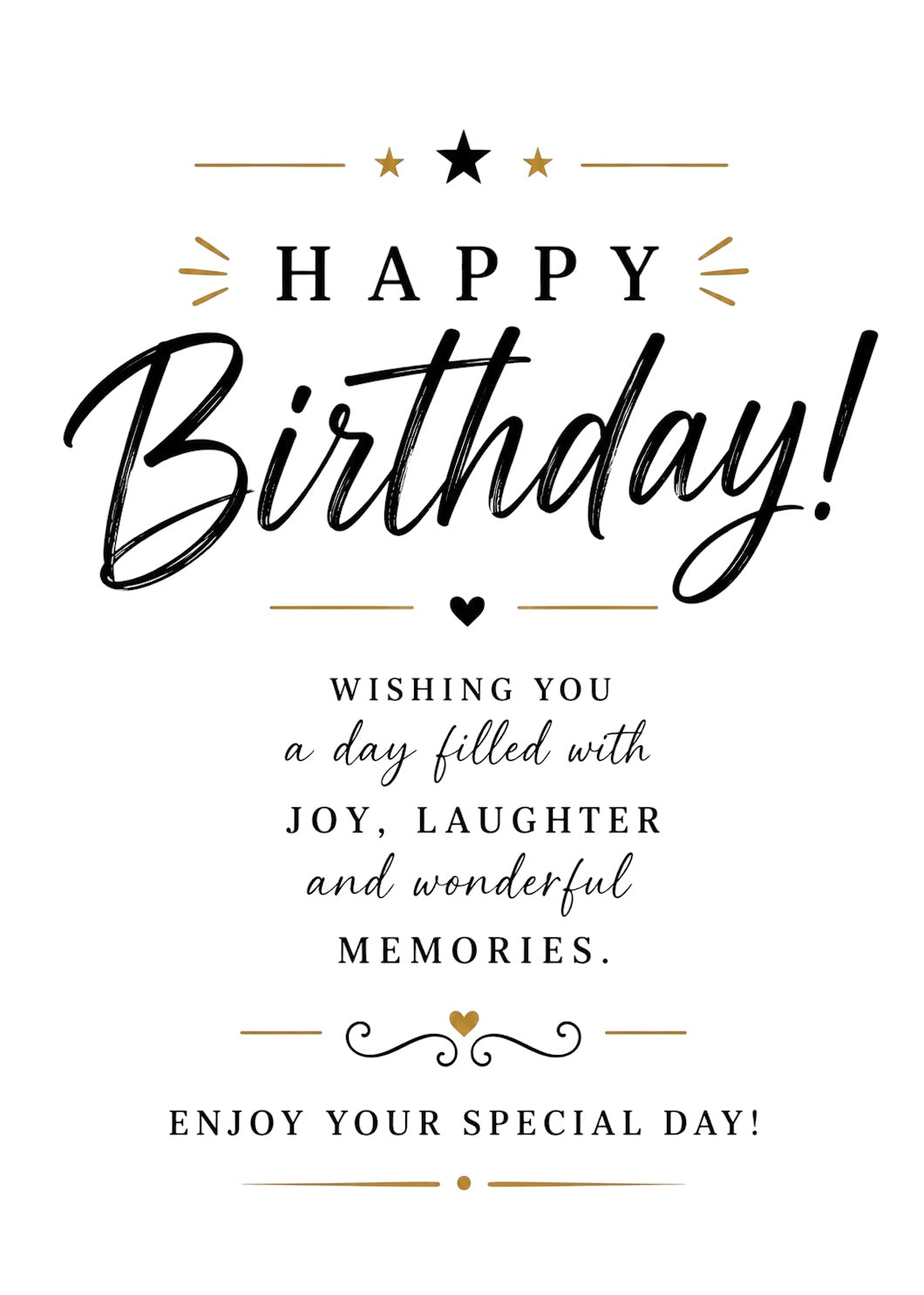 Birthday 5 x 7 Card.