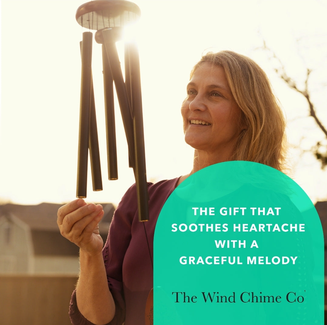 32" Memorial Wind Chimes - Thoughtful Gift For Special Occasions or Reflections.