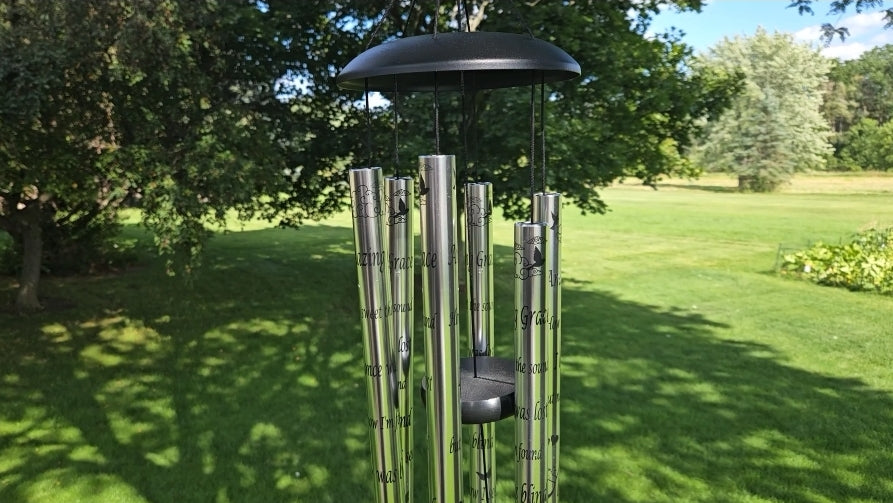 Honoring Loved Ones with the 40" Deep Tone Memorial Wind Chime.