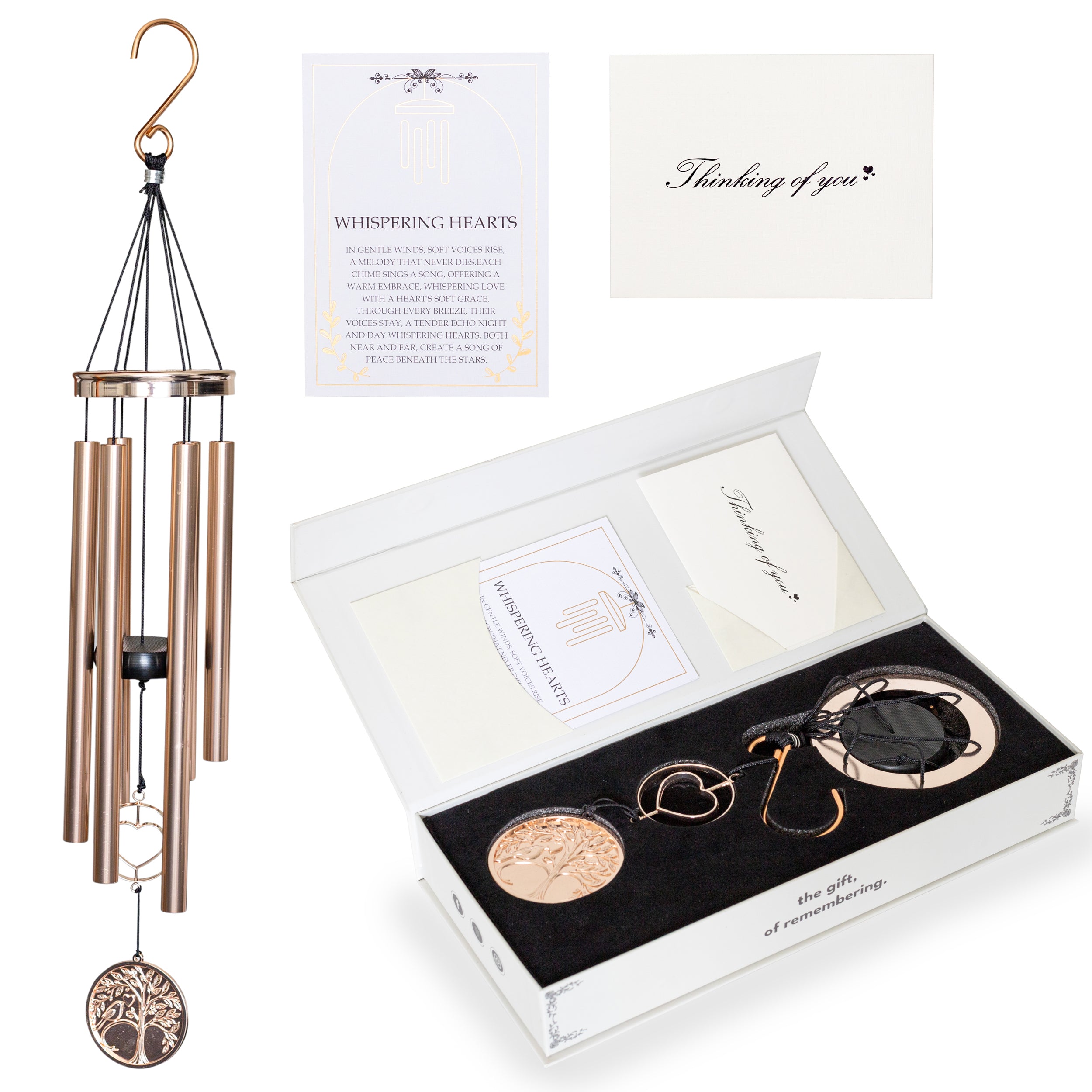 Whispering Hearts Wind Chime