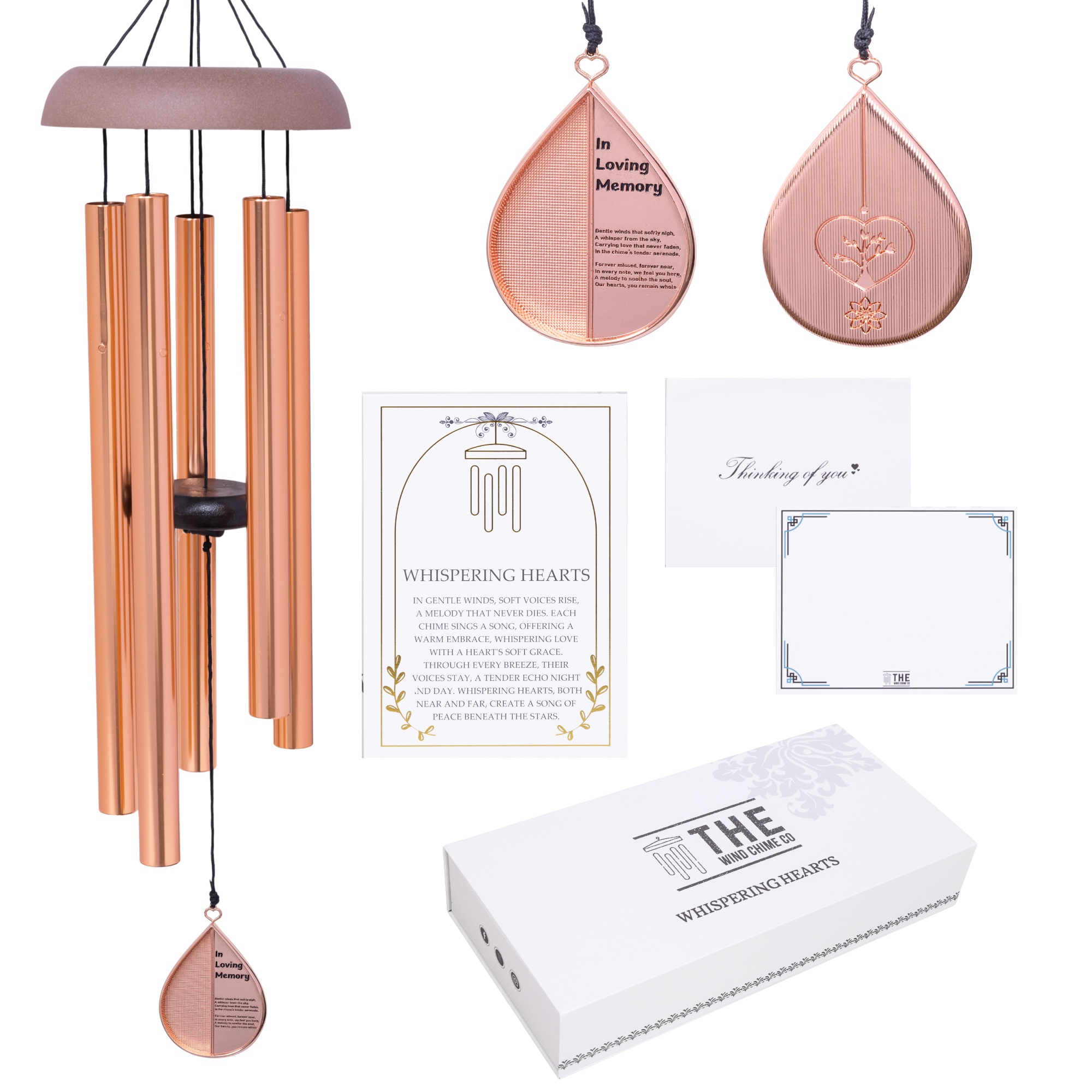 Whispering Hearts Wind Chime