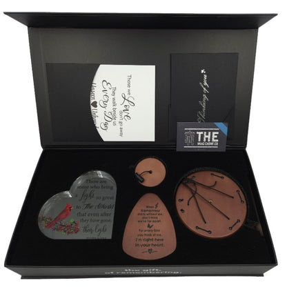 Gift Bundle - Serenity Memorial Wind Chimes - Memorial Heart Included 32”