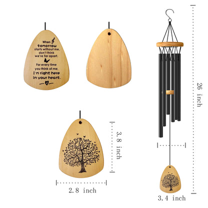 Memorial Serenity Wind Chimes - Thoughtful Gift For Special Occasions or Reflections 26”