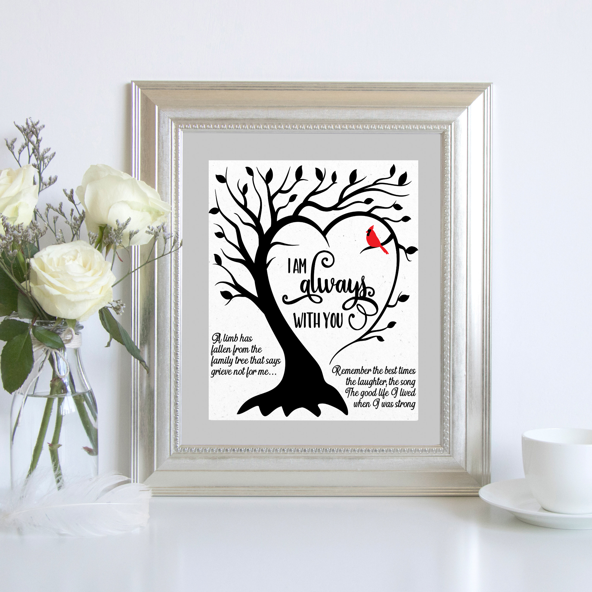 I'm Always With You 5 x 7 Card