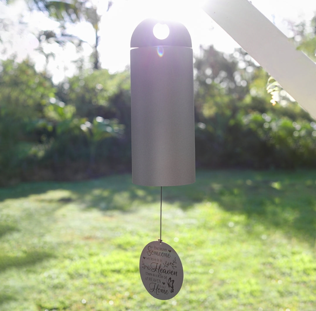 36" XL Serenity Wind Bell - Thoughtful Memorial Gift For Loss of Loved One - Sympathy Gift for Funerals