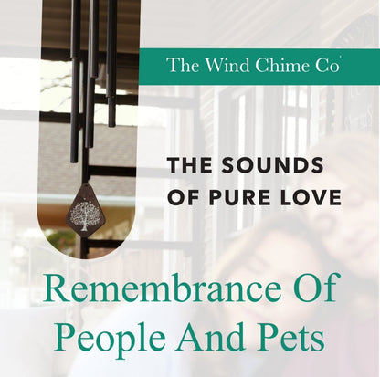 55" Large Deep Tone Memorial Wind Chime Church Bells, Thoughtful Gift For Special Occasions or Reflections.