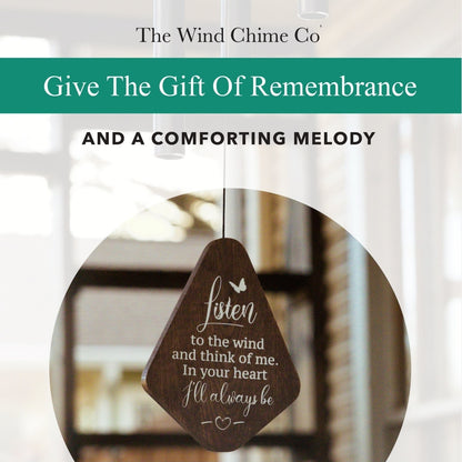 55" Large Deep Tone Memorial Wind Chime Church Bells, Thoughtful Gift For Special Occasions or Reflections.